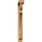 Ekena Millwork Olympic Block Rough Sawn Bracket w/ Offset Brace, Western Red Cedar, 4"W x 26"D x 34"H BKT0402X26X34OLY05RWR - alternate 3